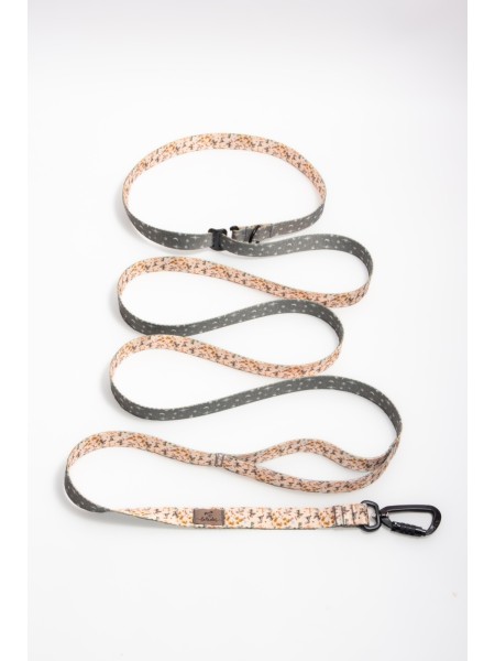 Dog leash with hip belt 3m Flower HAUer