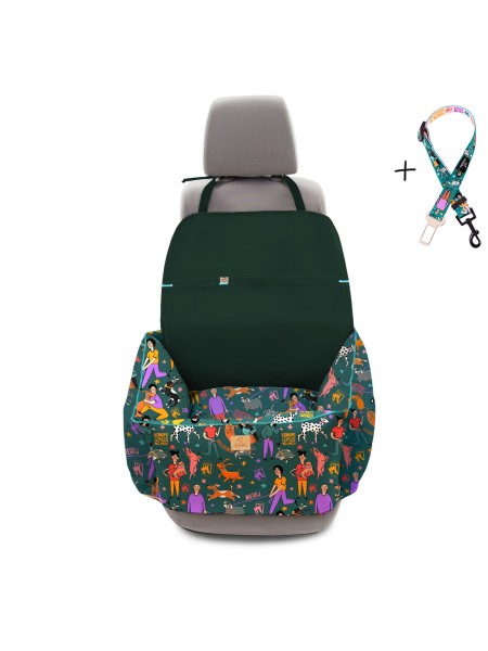 "Ero Soft" dog car seat BieGAJ size S WITH SEAT BELT