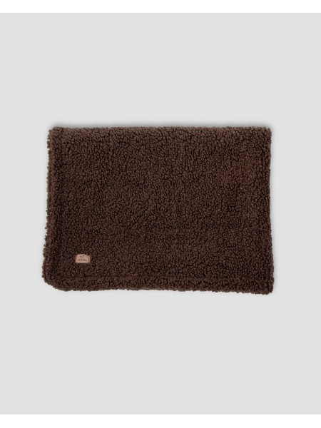 Brown Fleece Dog Blanket &ndash; Sherpa Style