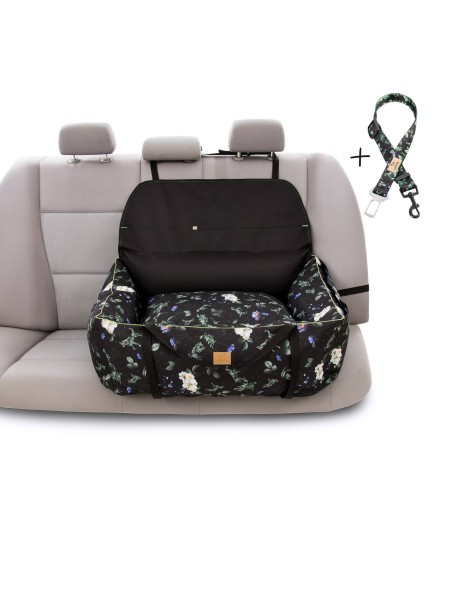 "Ero Soft" fotelik dla psa PAWradise roz. L Z PASEM BEZPIECZEŃSTWA