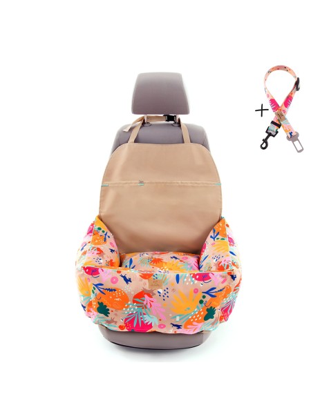 "Ero Soft" dog car seat Hau are you summer size M