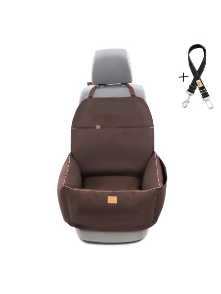 "Ero Soft" dog car seat BROWN size M