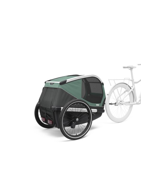 Przyczepka rowerowa dla psa Thule&reg; Bexey hazy green rozmiar L