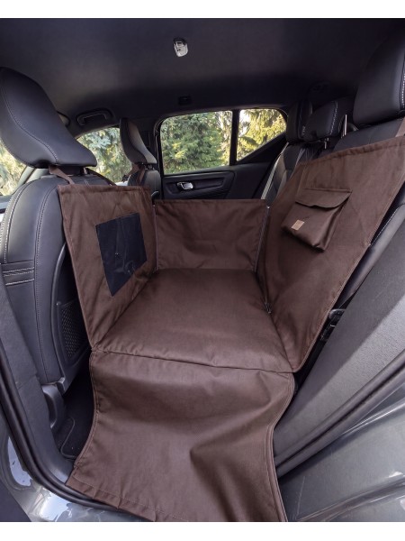 Dengu 2/3 car seat cover for dog Brown
