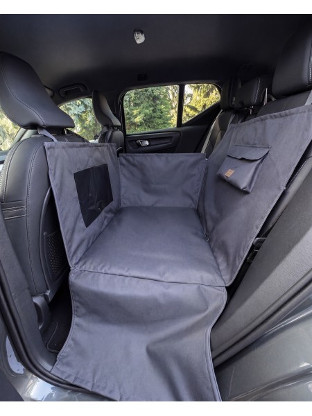 Dengu 2/3 car seat cover for dog Mono Grey