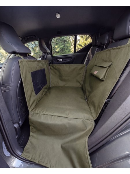 Dengu 2/3 car seat cover for dog Olive green