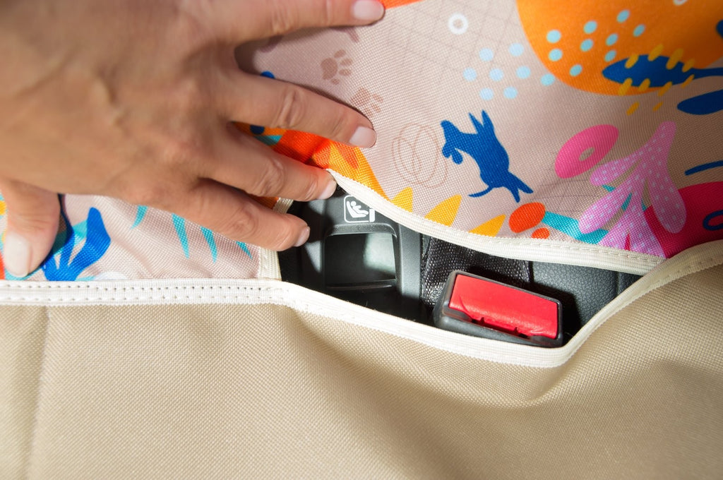 Mata samochodowa dla dziecka i psa (pod fotelik IsoFix)