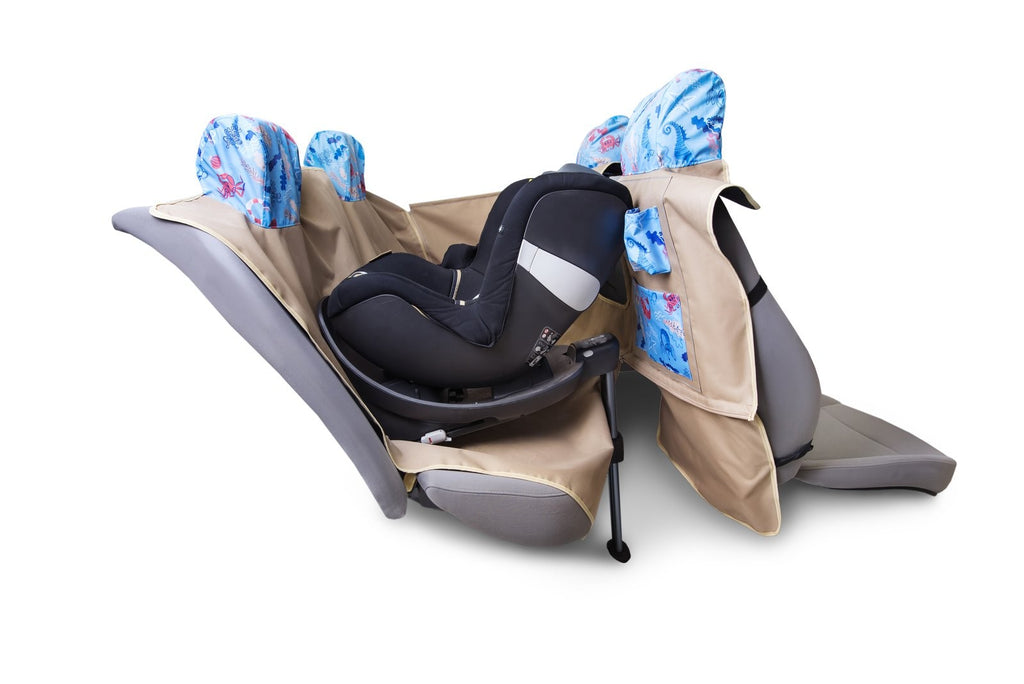 Mata samochodowa dla dziecka i psa (pod fotelik IsoFix)